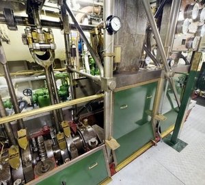 Engine Room Zone On Board Yacht SS DELPHINE