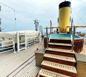 Jacuzzi Pool On Board Yacht SS DELPHINE