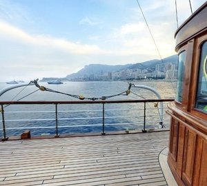 Premier Deck Aspect Aboard Yacht SS DELPHINE
