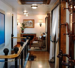 Cardroom On Board Yacht TALITHA