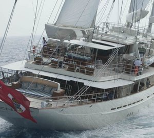 aft view sailing close up