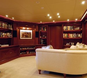 Personal Saloon Aboard Yacht ATHENA