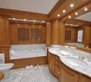 Main Master Bath Aboard Yacht NERO