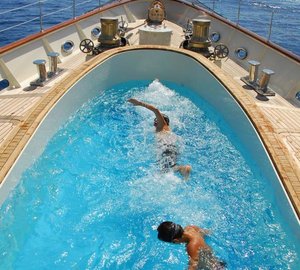 Swimming Pool Aboard Yacht NERO