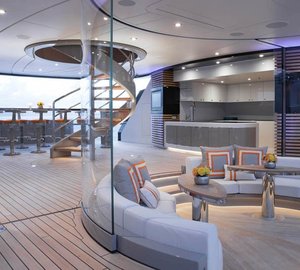 exterior bar and seating 