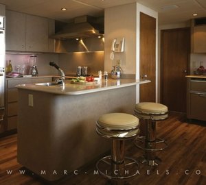 Galley aboard INSPIRATION