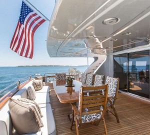 Aft Deck Dining Area Alfresco