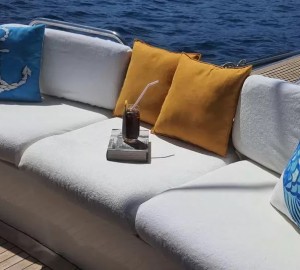 Comfortable deck furnishings