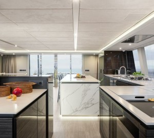 Main salon open galley