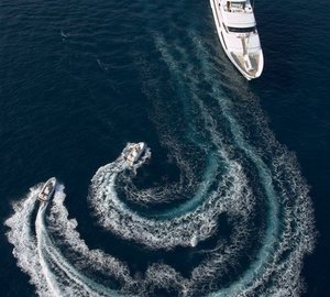 54m Feadship Aerial View With Water Toys