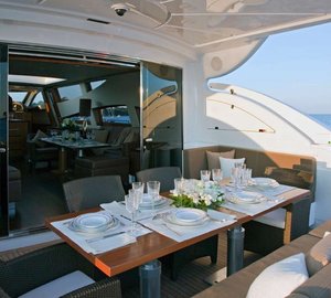 Alfresco Dining On Aft Deck
