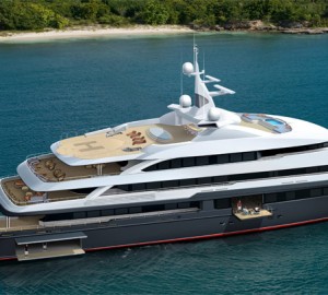 Illustrational Image Only - Render Of A 63m Yacht By Delta Marine