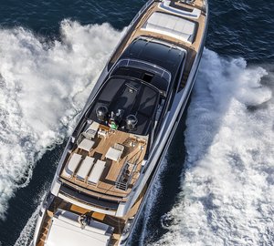 RIVA 100 Corsaro Aerial View - Sistership To Unknown