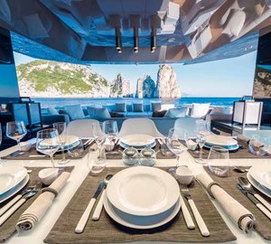 Aft Deck Dining Area