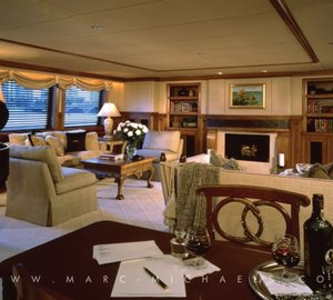 Cosy Salon With Fireplace