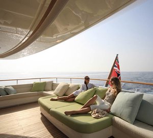 Relaxing On The Sun Pads Aft