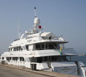 INSPIRATION ready for charter guests to board