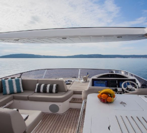 Sun Deck Seating And Sunbathing Area