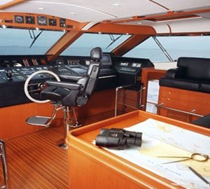 Pilot House Aboard Yacht ADO
