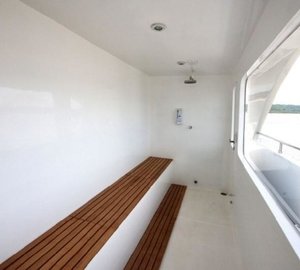 Sauna Area Aboard Yacht ZENITH