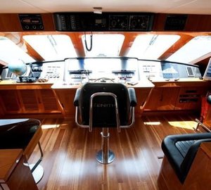 Wheel House On Board Yacht ZENITH