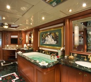 Main Master Bathroom On Board Yacht ATLANTICA