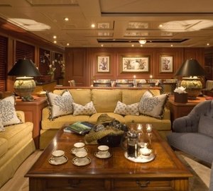 Fore: Yacht ATLANTICA's Saloon Image
