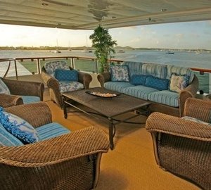 Top Aft Deck Aboard Yacht ATLANTICA