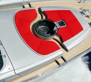 Above: Yacht DRAGON's Jacuzzi Pool Image