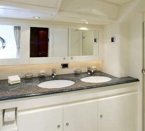 Main Master Bath On Board Yacht INFATUATION