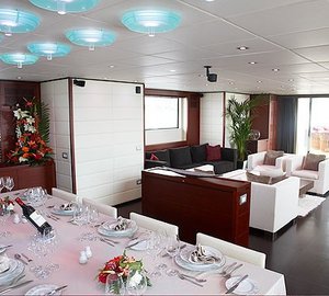 Eating/dining Saloon On Yacht ANNAMIA