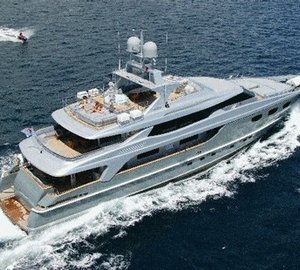 From Above: Yacht ANNAMIA's Cruising Photograph