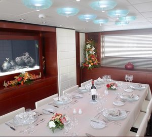 Furniture Aboard Yacht ANNAMIA