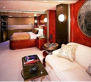 Sitting: Yacht SILVER DREAM's Main Master Cabin Captured
