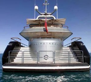 Aft Aboard Yacht SILVER DREAM