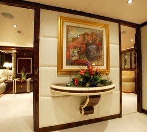 Hall On Yacht WORLD IS NOT ENOUGH