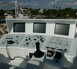 Deck Instrumentation On Board Yacht WORLD IS NOT ENOUGH