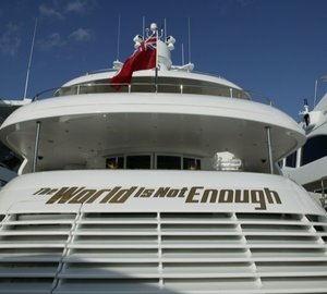 Aft On Yacht WORLD IS NOT ENOUGH