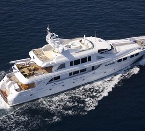 From Above Aspect On Board Yacht M3