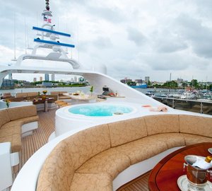 Jacuzzi Pool With Sitting Aboard Yacht M3