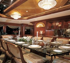 Eating/dining Saloon On Board Yacht RELENTLESS