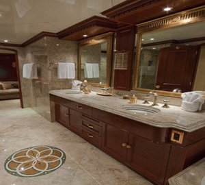 Main Master Bath On Yacht RELENTLESS