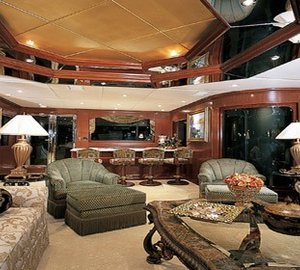 Saloon Aboard Yacht RELENTLESS