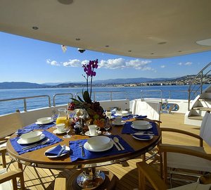 Aft Deck On Board Yacht FATHOM