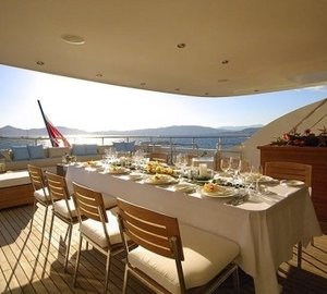 Bridgedeck Eating/dining On Yacht FATHOM