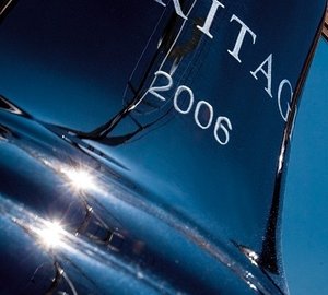 Ship's Bell: Yacht HERITAGE's Close Up Captured