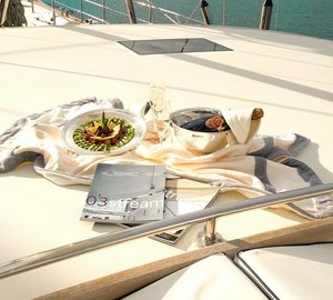 Deck Close Up Aboard Yacht HERITAGE