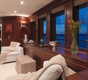 Night Time: Yacht MY LITTLE VIOLET's Top Saloon Photograph