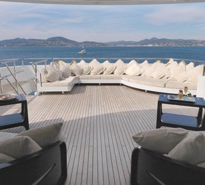 Sun Deck On Board Yacht MY LITTLE VIOLET