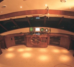 Wheel House On Yacht GOLDEN HEAD